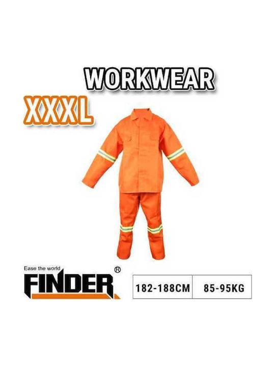 Finder Φόρμα Εργασίας Ολόσωμη με Αντανακλαστικές Ταινίες