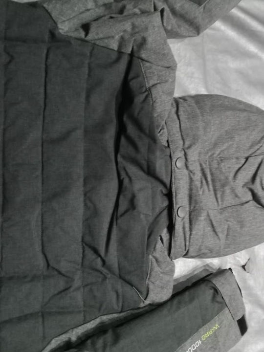 Αδιάβροχο Παιδικό Casual Μπουφάν Grey Melange