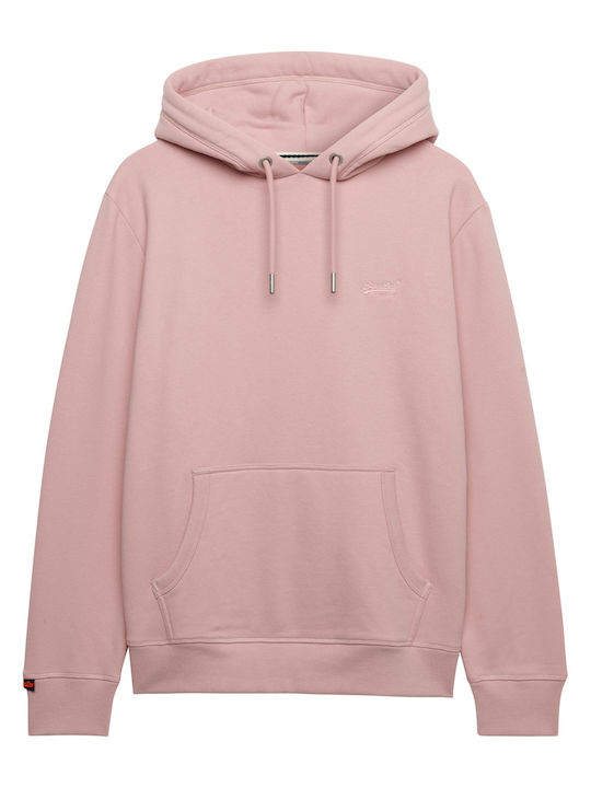 Essential Sweatshirt with Hood Pink