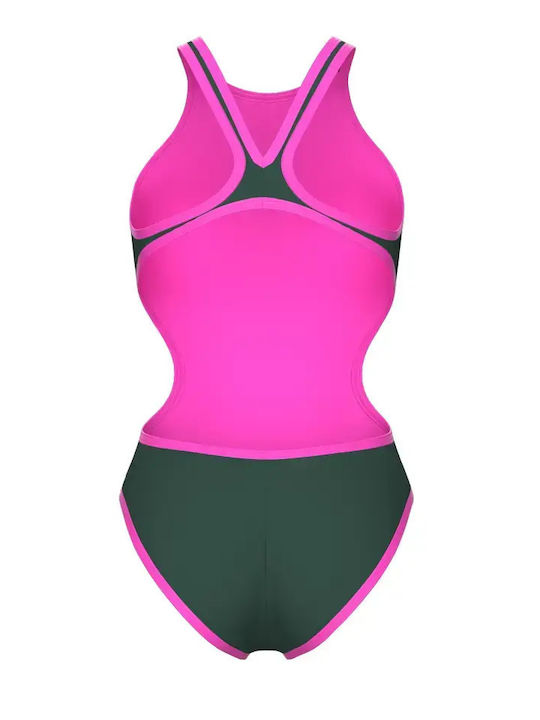 One Biglogo Activewear Swimsuit Khaki