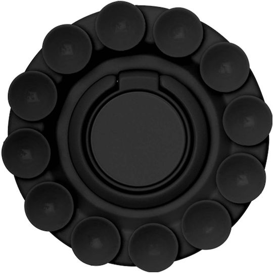 Bigben Connected Ring Holder Suction Cup Ring Stand Magsafe Compatible Black