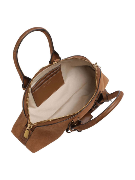 Leather Women's Bag Shoulder Tabac Brown