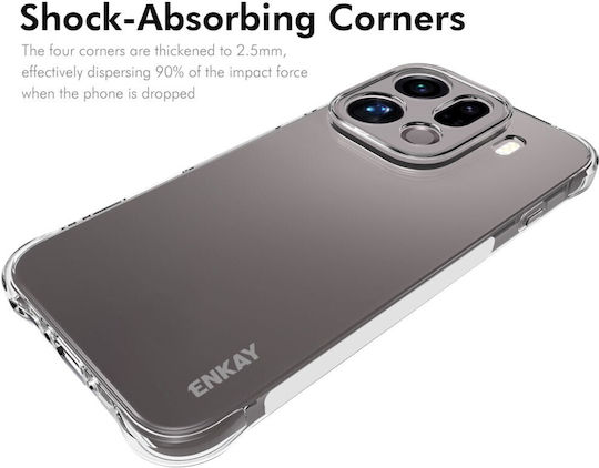 Enkay Hat-prince Back Cover Σιλικόνης Διάφανο (Oppo Find X9 Pro 5G)
