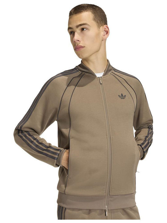 Track Top Jacket Brown
