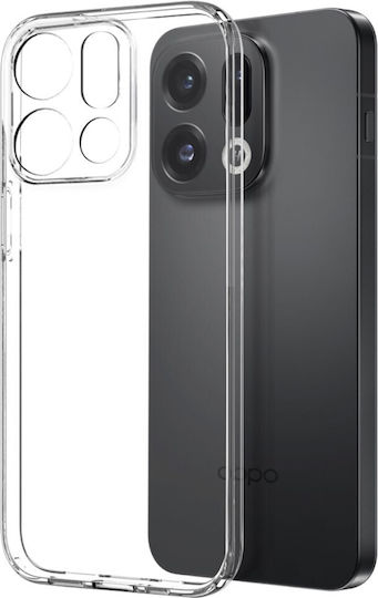 Northjo Back Cover Silicone Set with Glass Transparent (Oppo Find X9 5G)