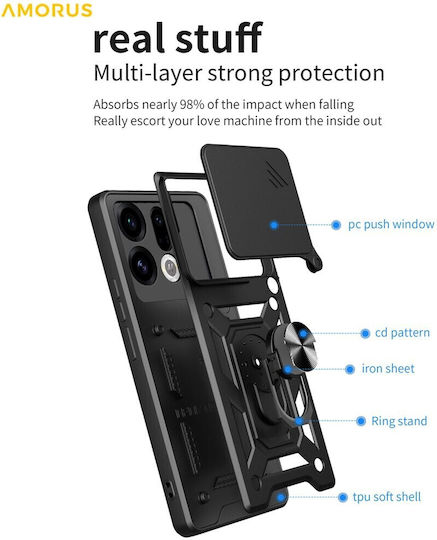 Amorus Back Cover Plastic Blue (Oppo Find X9 5G)