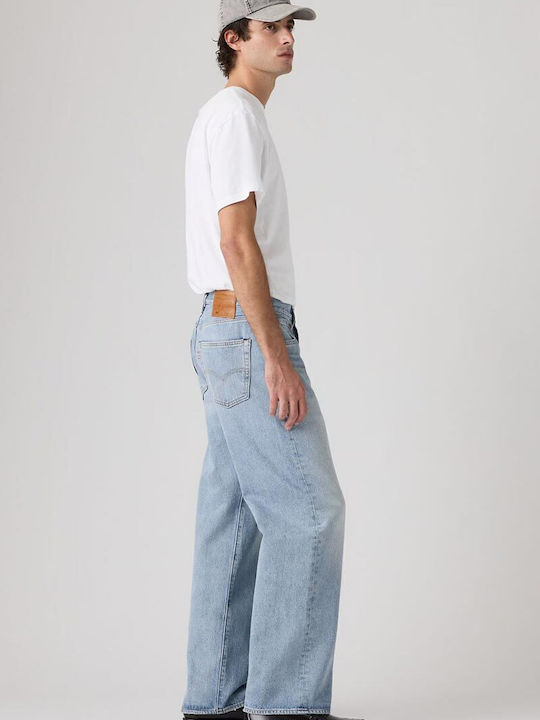 Ανδρικό Παντελόνι Τζιν με Loose Εφαρμογή Light Indigo