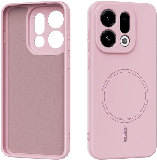 Abeel Back Cover Σιλικόνης Ροζ (Oppo Find X9 5G)