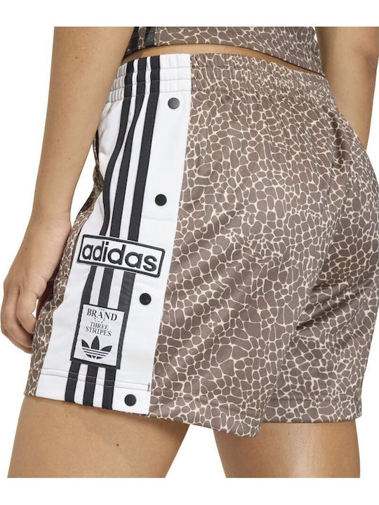Allover Print Damen-Shorts Beiges