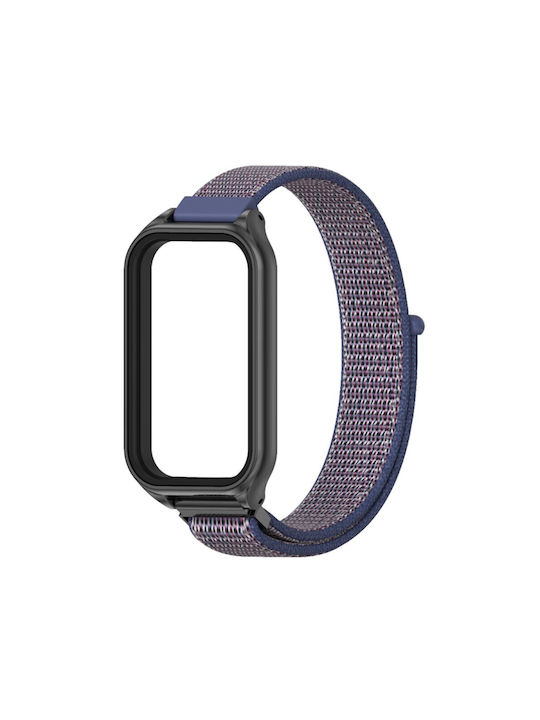 Xiaomi Intelligenter Band 8 Active Mijobs Tragbare Bänder Nylon Lila Blau