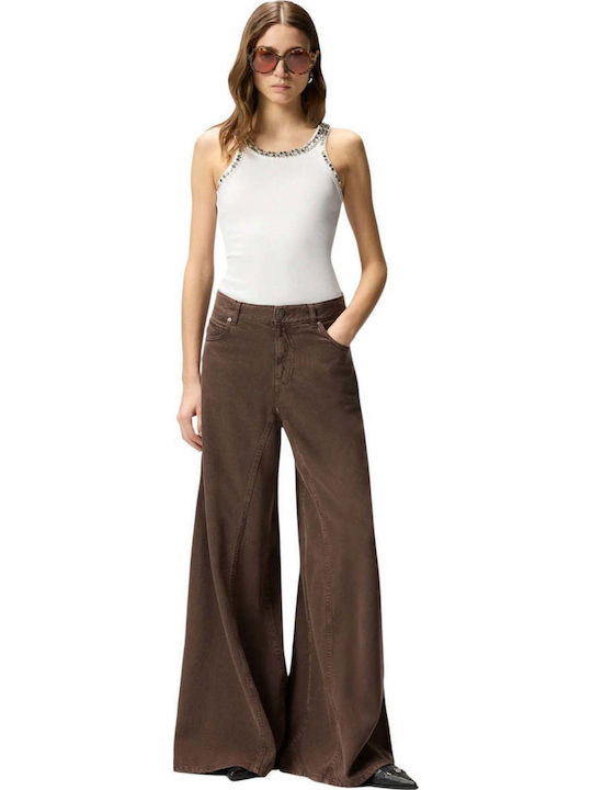 Women's Jean Trousers Brown