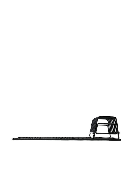 Estia 0137260 Scurgător De Chiuvetă Din Plastic Negru 39x25x8cm