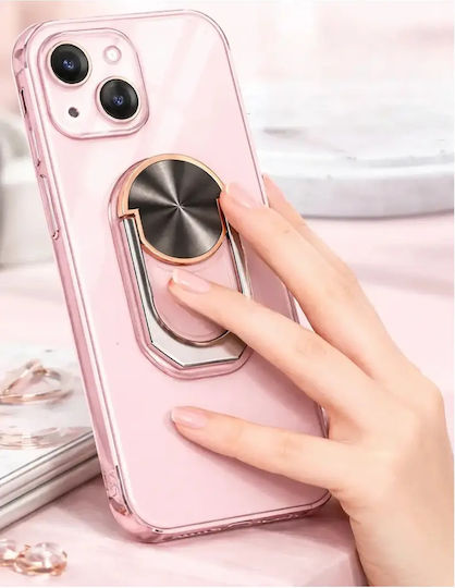 Μεταλλικό Ring Holder 360° Κινητά Pink