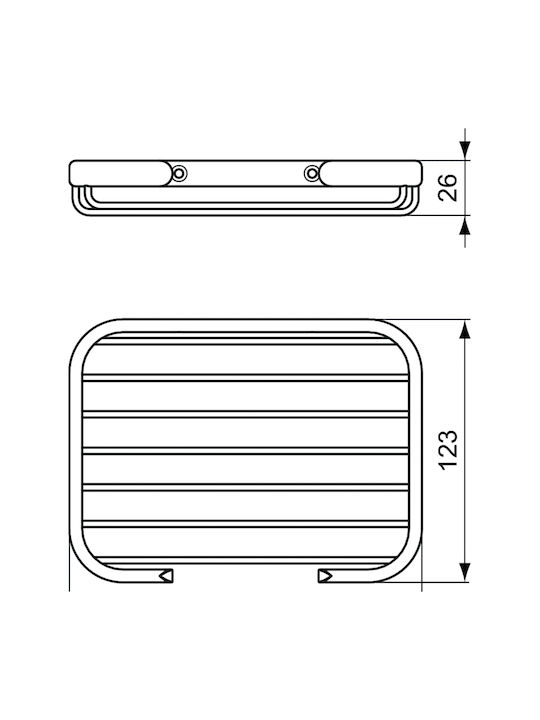 Ideal Standard Държач за гъба Сребрист