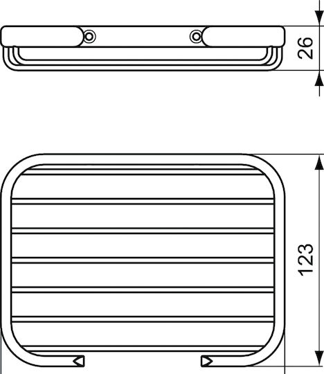 Ideal Standard Σπογγοθήκη Ασημί