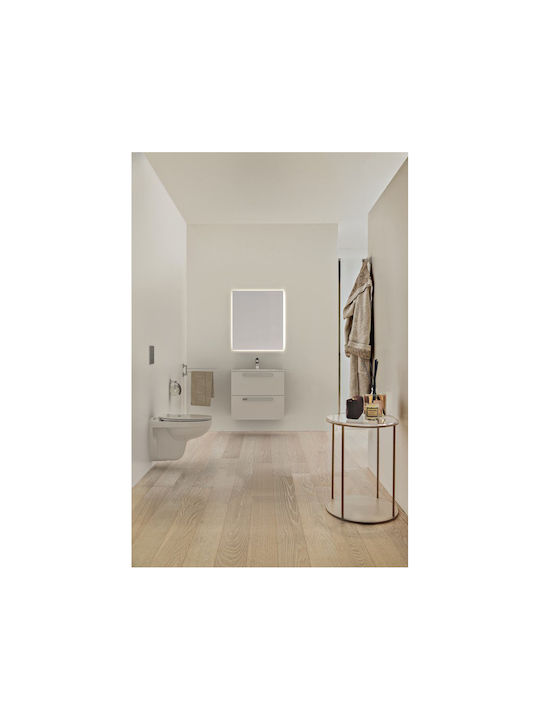 Ideal Standard Iom Square Ράγα Μπάνιου Διπλή Επιτοίχια με Βίδες Inox Ασημί