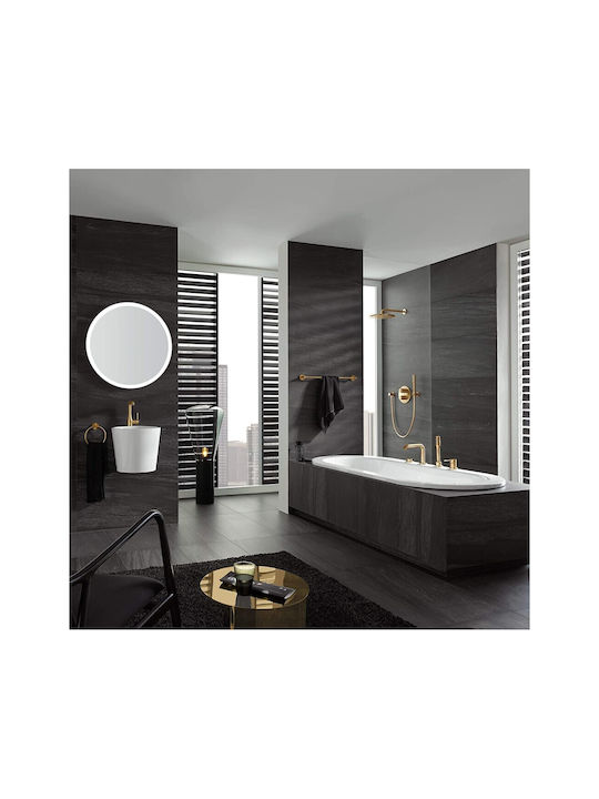 Grohe New Essentials Single Wall-Mounted Bathroom Rail ​60x5.4cm Brushed Warm Sunset