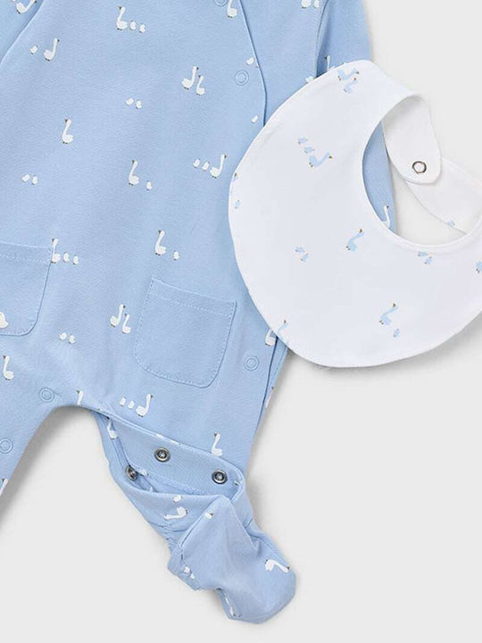 Mayoral Onesie Sky Blue 3 Pieces