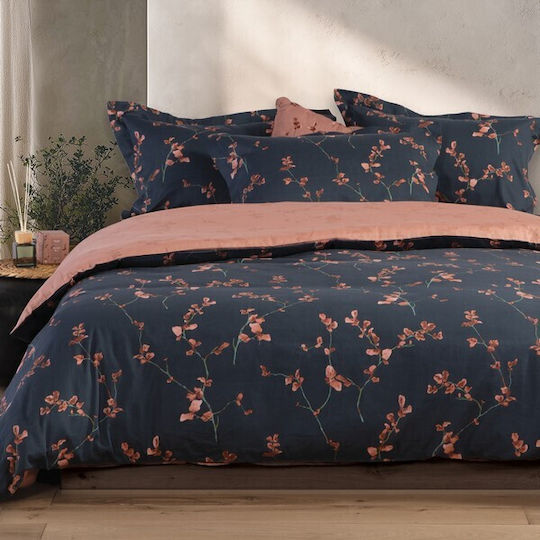 Nef-Nef Homeware Duvet Queen 230x240cm Vania Black 300 GSMGsm