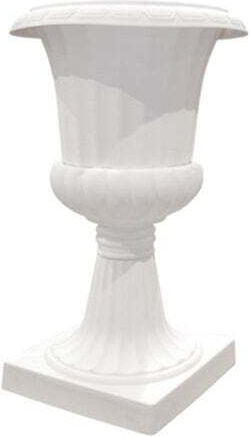 Paper Pack Βάζο Πλαστικό Λευκό 21xΥ35cm