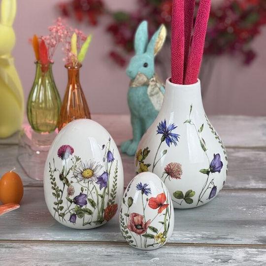 Porzellanvase Blumen 15,3x22,5cm 2 Designs