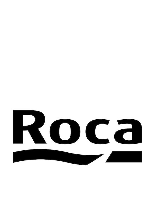 Roca Coloană de duș cu Baterie Argintiu