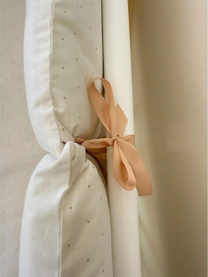 IngVart Baby Bedding Set for Crib White 7 Pieces SETELAFPETAL-60