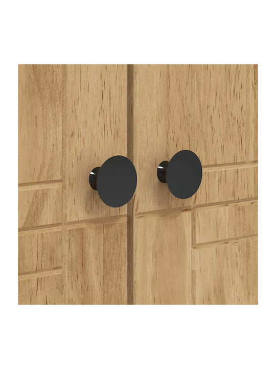 Ușă triplă Dulap de Haine Honey Brown 146x53.5x173cm