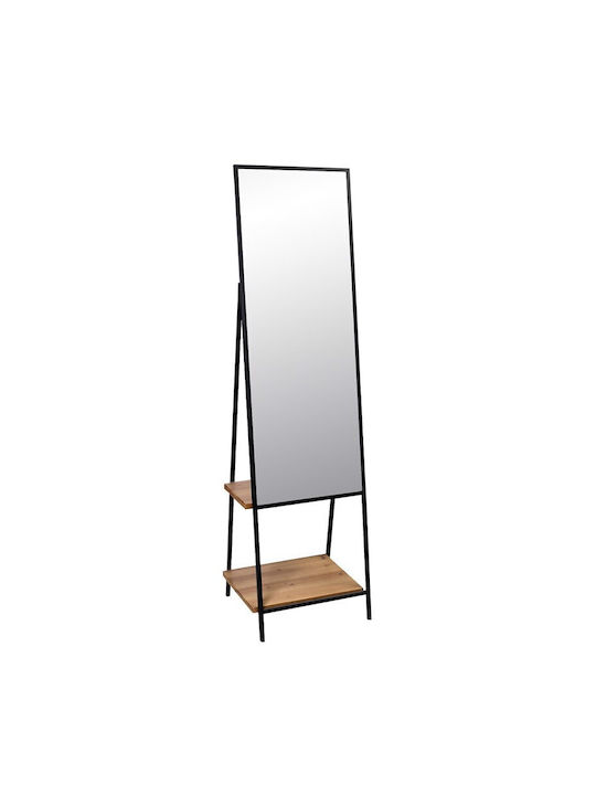 Espiel Espiel Boden- oder Standspiegel Mit Schwarzem Metallischem Rahmen 160.5x45cm