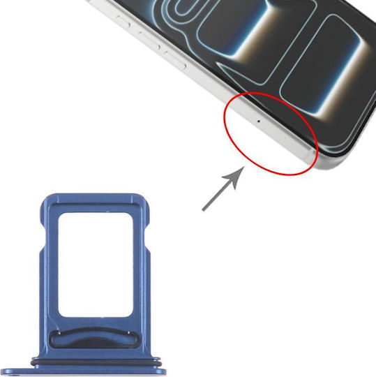 Oem Υποδοχή Κάρτας Sim Iphone 17 Pro Max Blue