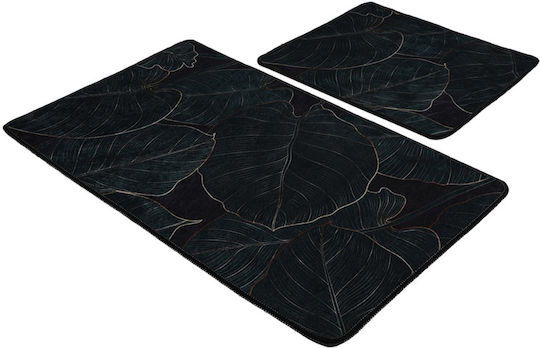 Asir Group Bath Mats Set AS2026 Green 2pcs
