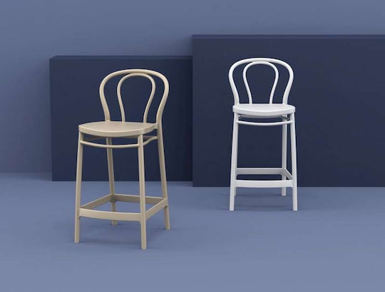 Σκαμπό Μπαρ από Πολυπροπυλένιο Victor 65 50x44x96cm Σκαμπό Μπαρ από Πολυπροπυλένιο Victor 65 50x44x96cm