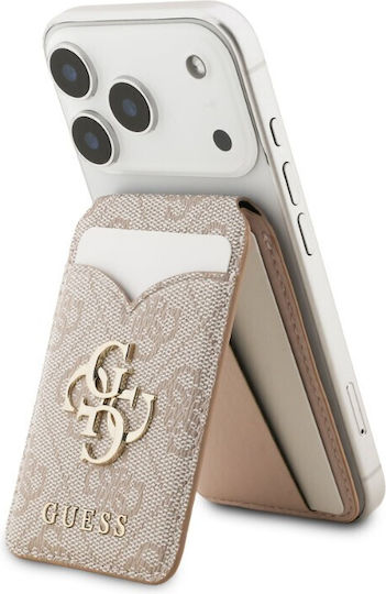 Guess MagSafe Suport Carduri 4g Mirror în culoarea Roz