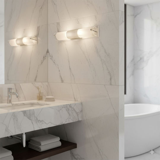 Viokef Castra Φωτιστικό Τοίχου Λευκό 38x9x90εκ. Viokef Castra Φωτιστικό Τοίχου Λευκό 38x9x90εκ.