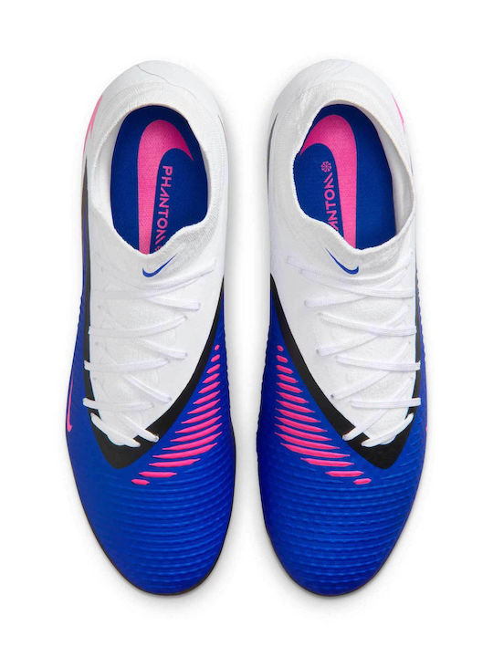 Nike Phantom Ποδοσφαιρικά Παπούτσια με Τάπες Μπλε