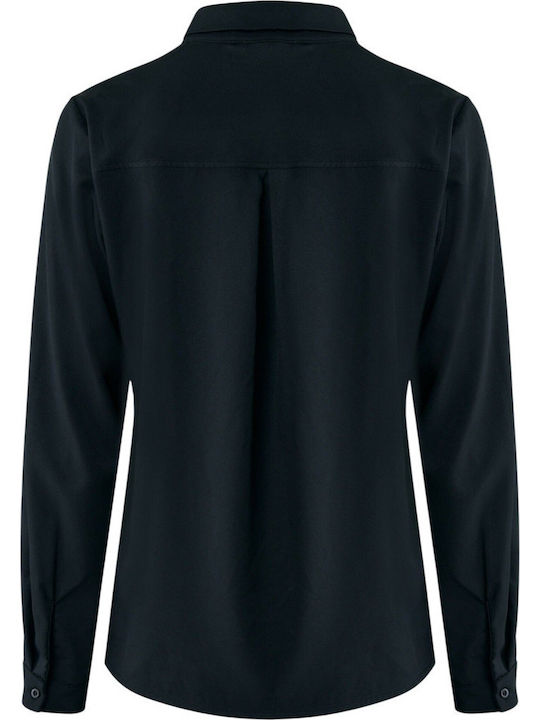 Women's Long Sleeve Shirt Black