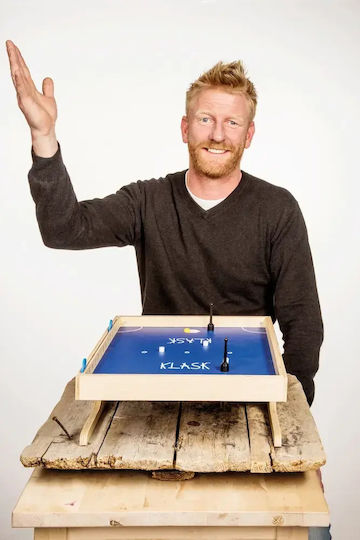 Board Game Klask for 2 Players 8+ Years Old (PL) Rebel