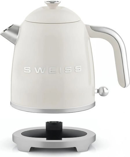 Sweiss Kettle 1lt 1200W White