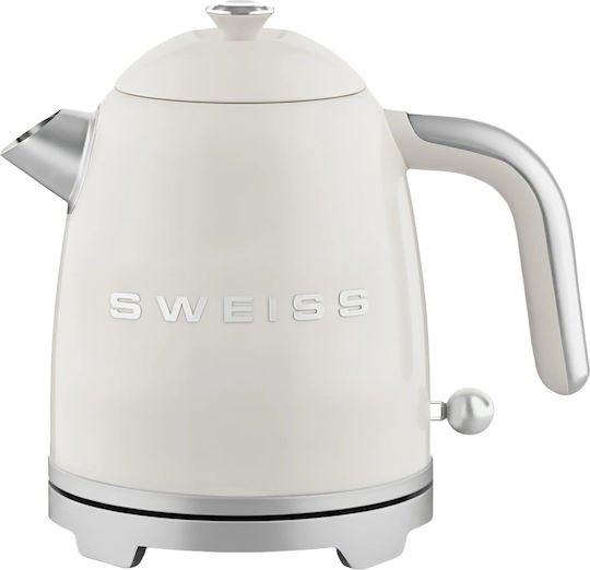 Sweiss Kettle 1lt 1200W White