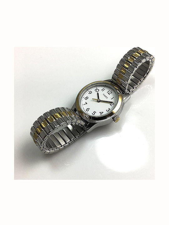 Timex Ρολόι Μπαταρίας με Μεταλλικό Μπρασελέ
