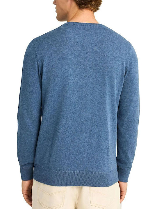 Long Sleeve Sweater Indigo Mel FBM012-001-09-Indigo-Mel