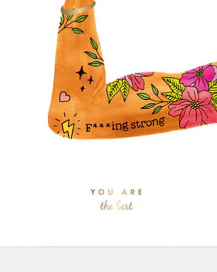 Atws Gold You Are Best Women Greeting Card White 3701344212254