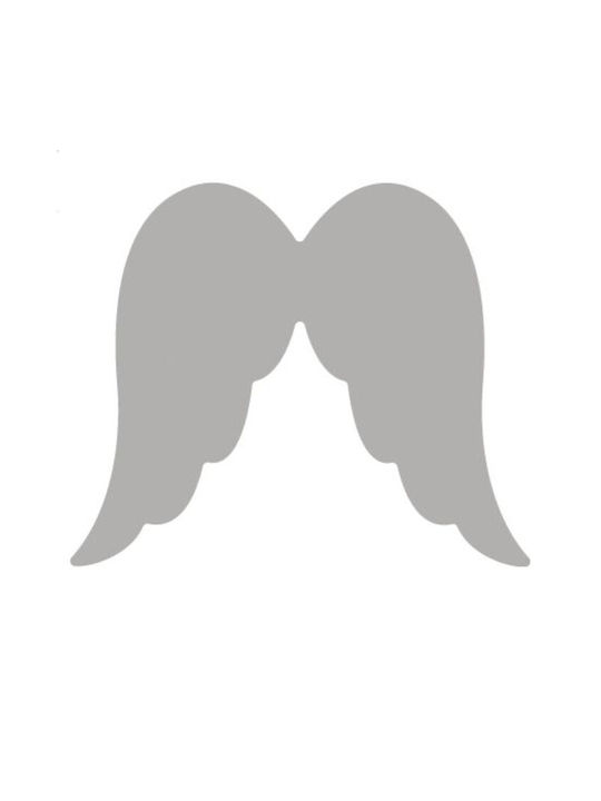 Μεταλλικά Φτερά Αγγέλου Rayher 2 Ζεύγη 10cm Ασημί