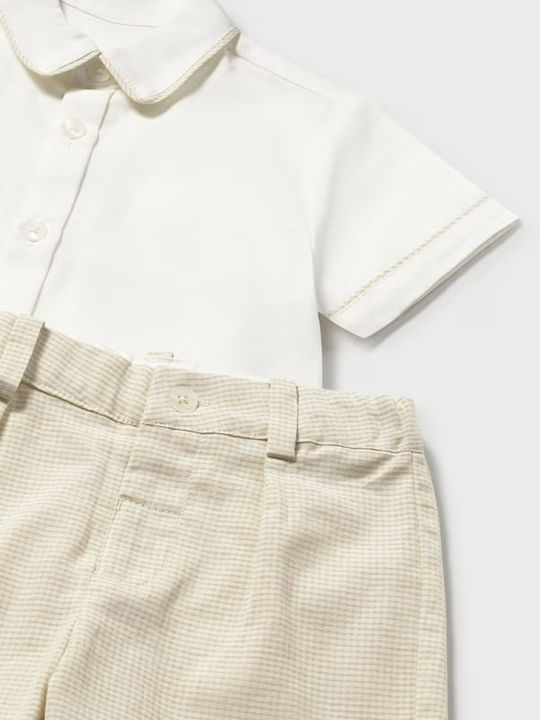 Kids' Set with Shorts Summer 2pcs Beige