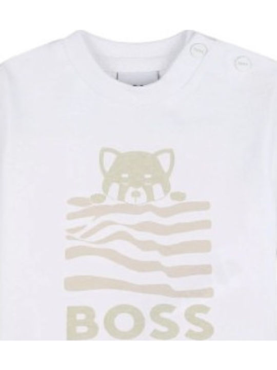 Kids Set with Shorts Summer 2 Pieces White Beige