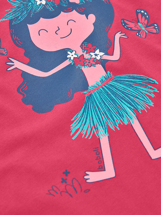 Παιδικό T-shirt Magenta