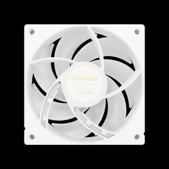 Gamdias Aura GL360 v2 v2 Water Cooling Systems AIO CPU With 3 120mm Fans And White ARGB Lighting