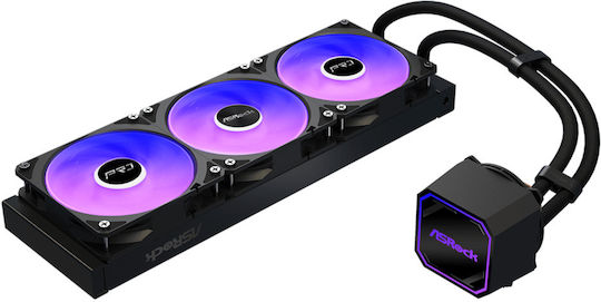 ASRock Pro 360 ARGB Water Cooling System AIO CPU With 3 Fans 120mm