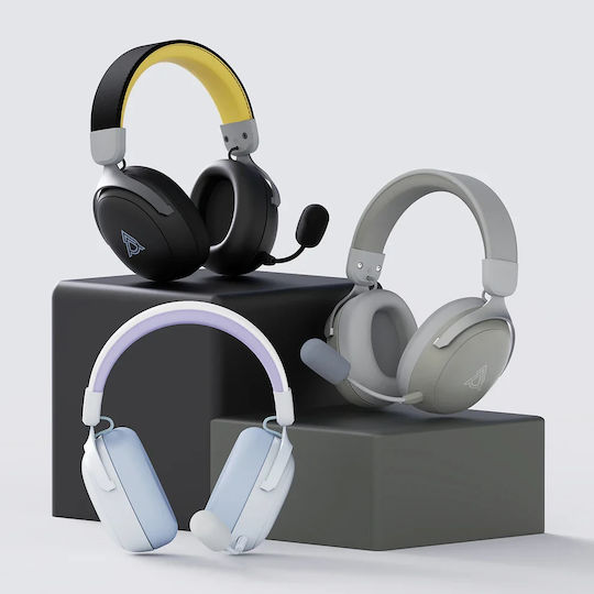 Ajazz AHM08 Max Wireless Over Ear Gaming Headset with Connection Bluetooth / USB Black