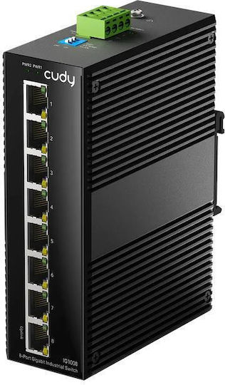 Cudy IG1008S2P Unmanaged L2 PoE+ Switch με 8 Θύρες Gigabit (1Gbps) Ethernet και 2 SFP Θύρες